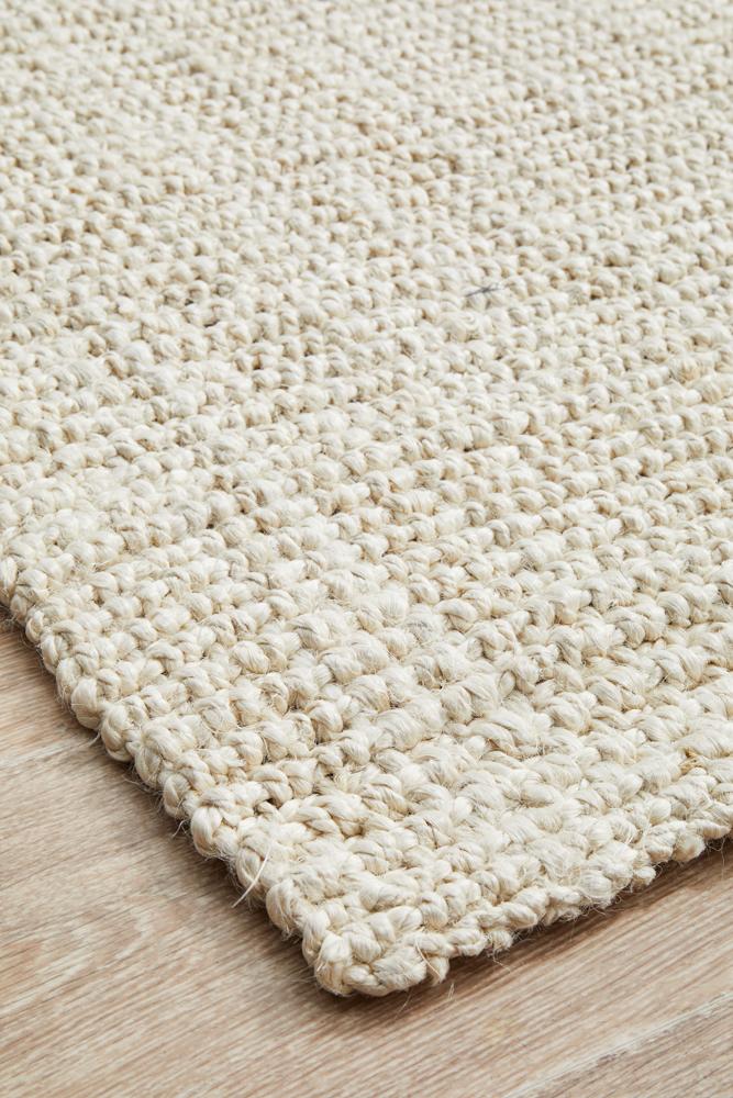 Chunky Natural Fiber Barker Bleach Rug - Image 5