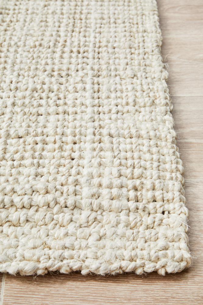 Chunky Natural Fiber Barker Bleach Rug - Image 6