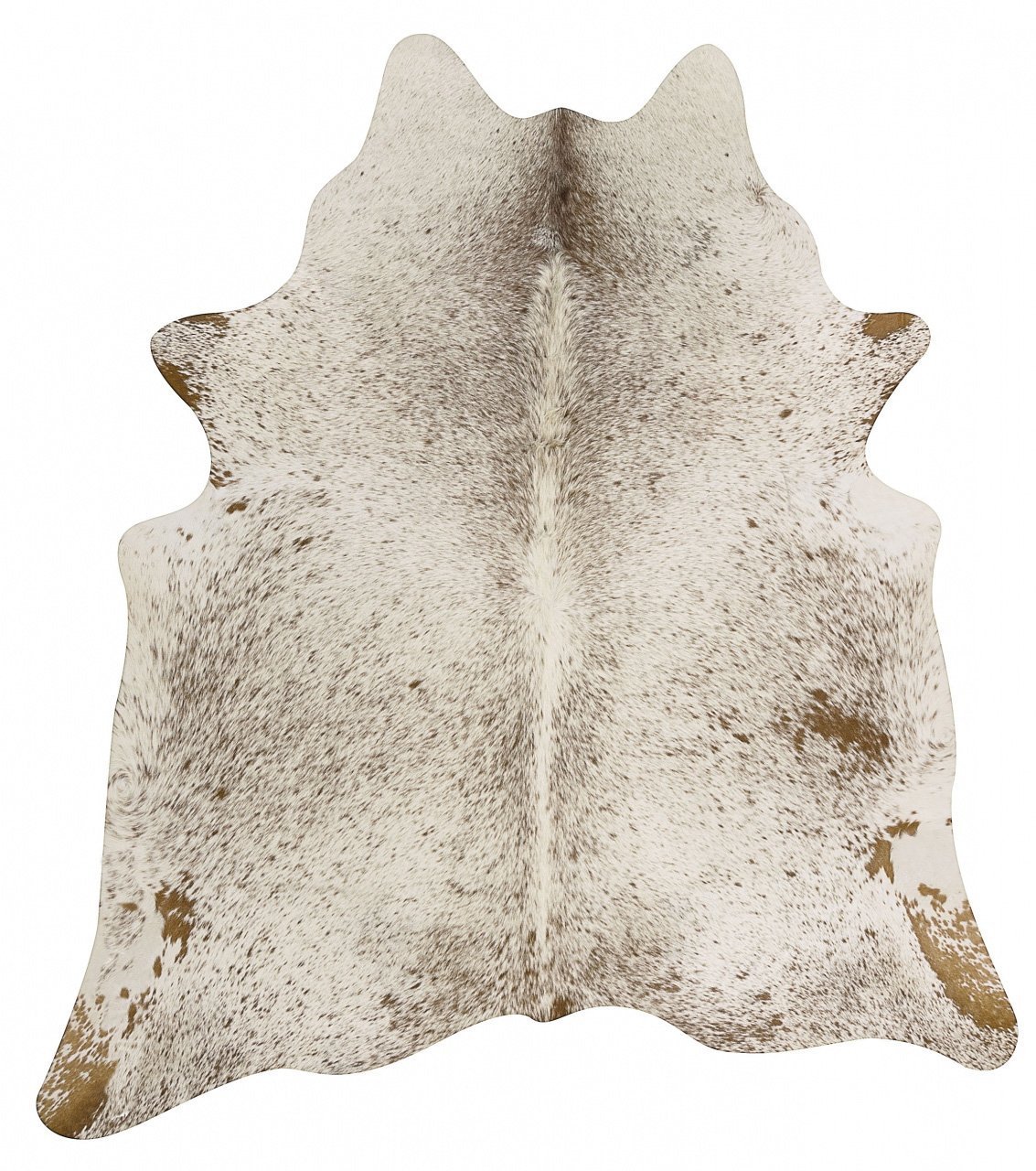 Exquisite Natural Cow Hide Salt & Pepper Brown - Image 3