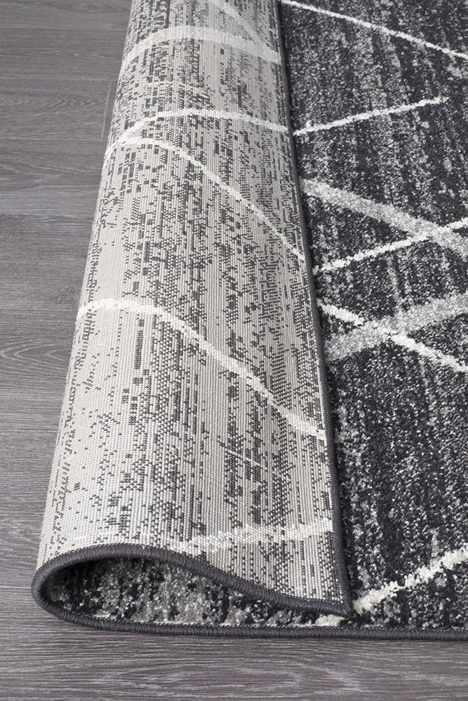 Oasis Noah Charcoal Contemporary Rug - Image 6