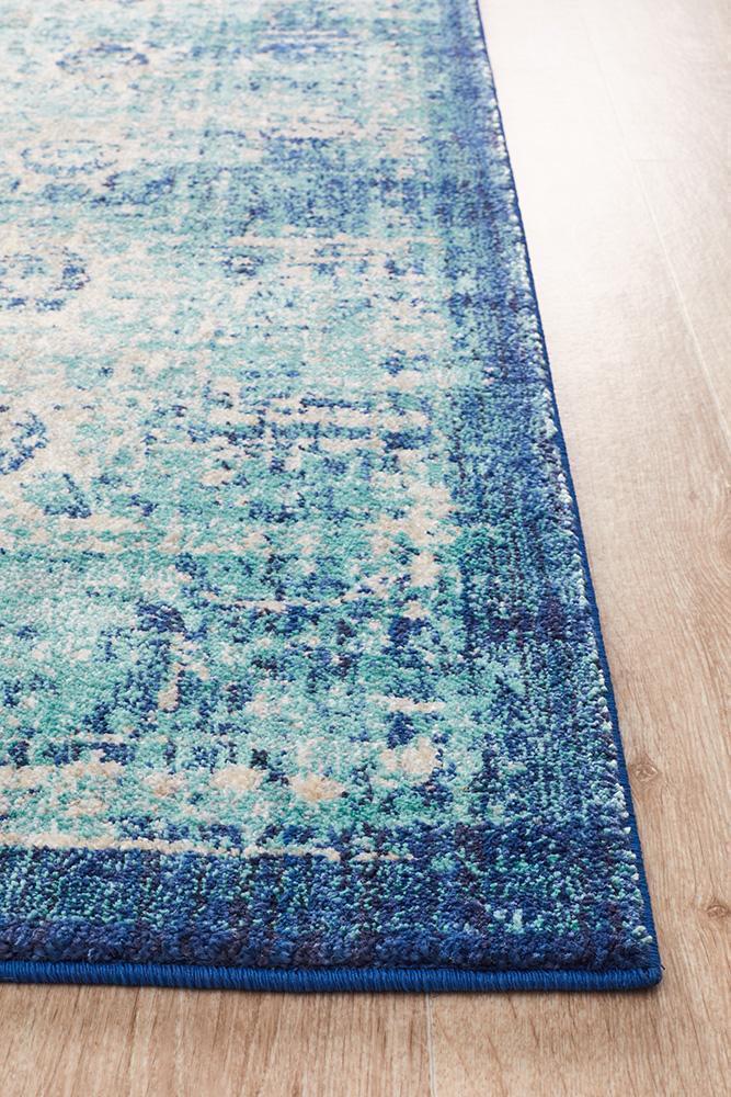 Wind Stunning Designer Rug Blue - Image 4