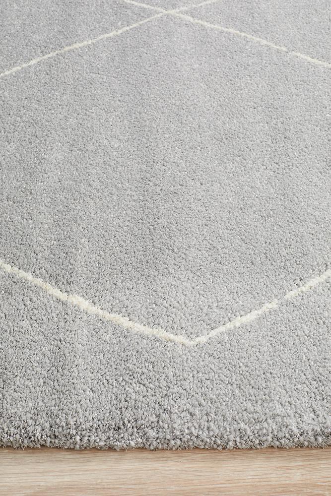 Broadway Jasmine Diamond Silver Rug - Image 5